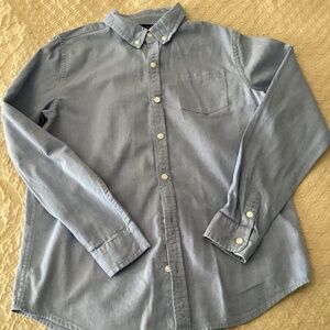 Janie and Jack boys size 16 blue Oxford shirt